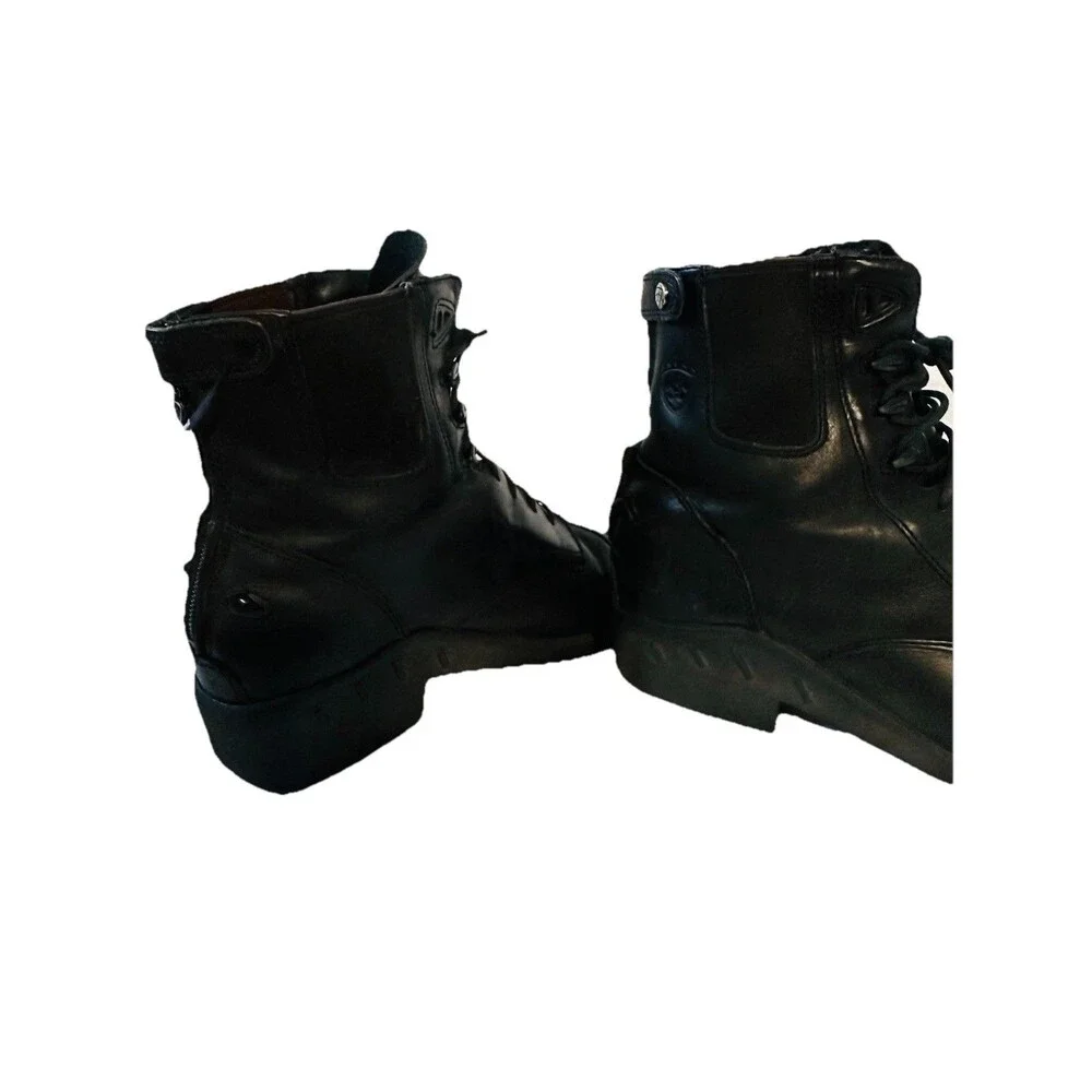 Ariat Boots Womens 8.5 B Black Heritage IV Paddock Ridding Boots Combat Leather - Picture 12 of 16